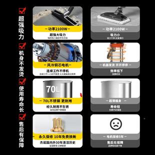诺车业工用吸尘器工厂间用粉尘强JN09力大功率大型商杰用大吸力吸