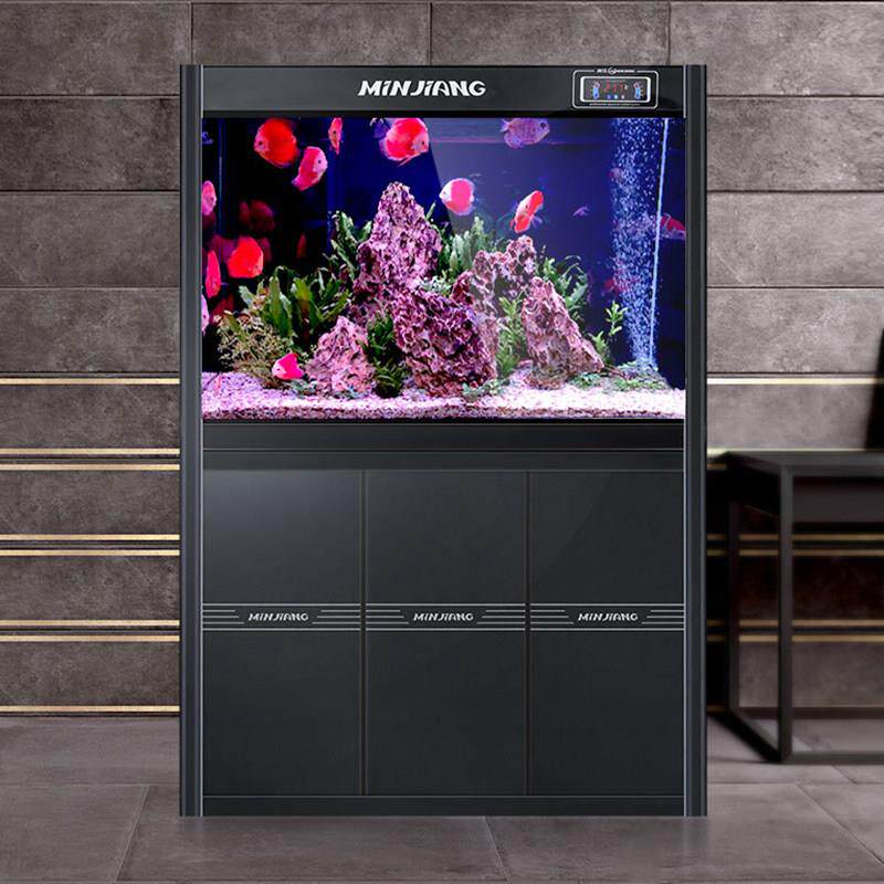 闽江鱼缸水族箱小型家用金鱼缸中型客厅生态玻璃大型长方形免换水