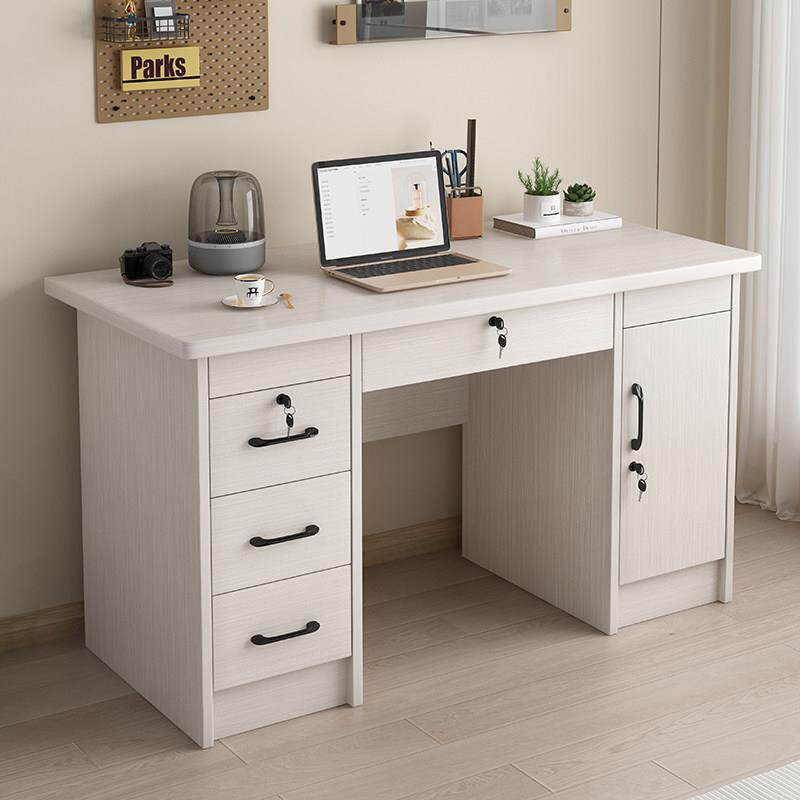 实木书桌木工板写字台生态板台式电脑桌家用卧室房间学习桌办公桌