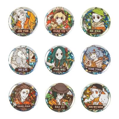 非人哉周边野营系列吧唧徽章谷子