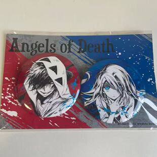 日谷杀戮天使十周年展瑞吉尔扎克红蓝原画双人吧唧原画色纸带背板