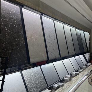 亮光彩色水磨石瓷砖800x800酒店客厅背景墙卧室地面耐磨通体地砖