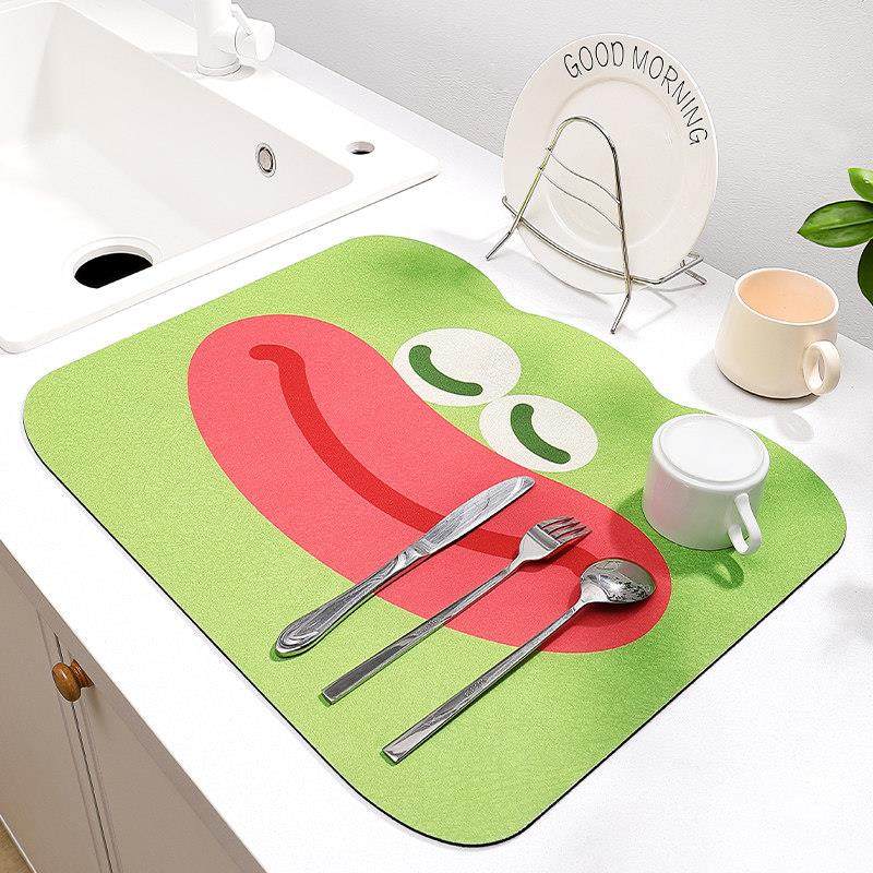 大江厨房台面沥水垫子碗盘干燥垫酒茶台吸水杯子垫免洗隔热垫可爱,居家布艺,厨房地垫,淘宝优惠券,粉丝福利购,淘宝优惠卷