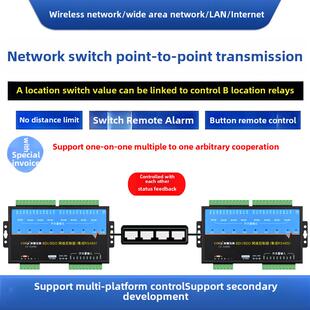局域网开关测量点对点远程无线传输收发器控制双向反馈继电器开关
