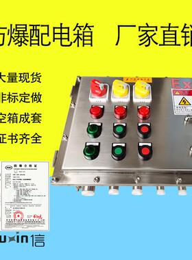 不锈钢防爆配电箱ExdIIBT4/6化工军工专用防爆控制箱防水防尘防腐