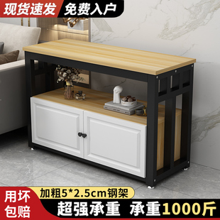 鱼缸底柜鱼缸架子带门底座客厅家用落地多层带柜子铁艺承重置物架