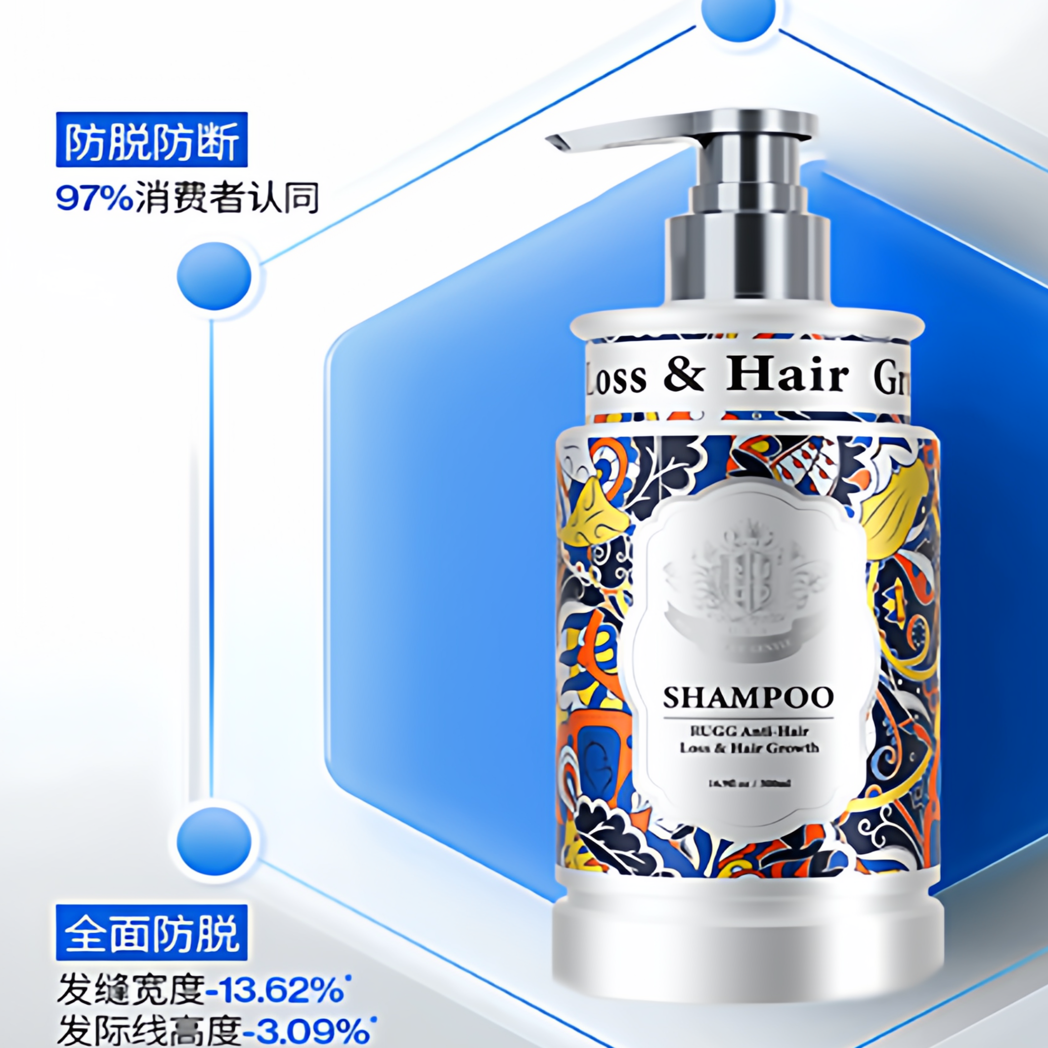 RUGG进口防脱育发洗发水