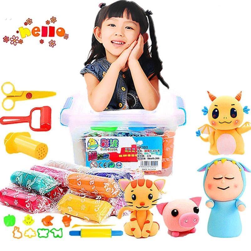 橡皮泥老式像橡皮泥反复使用儿童玩橡皮泥彩泥手工制作粘土太空泥