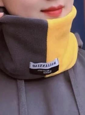 围脖男女同款冬季加绒加厚骑行防风面罩保暖遮脸新款百搭护颈脖套