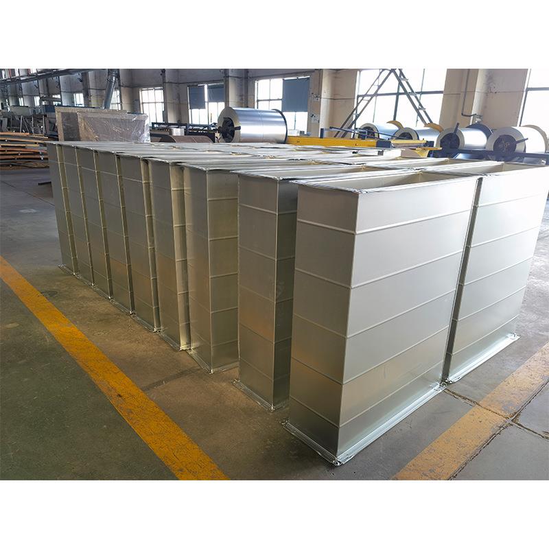 厂家供应通风管道排风法兰共板风管 方形矩形排烟消防共板风管