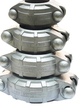 无缝管高压挠性卡箍,DN50(60.MM),1200PSI