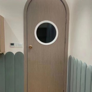 实木门全包安装款卧室门门房门装门弧形门拱形门