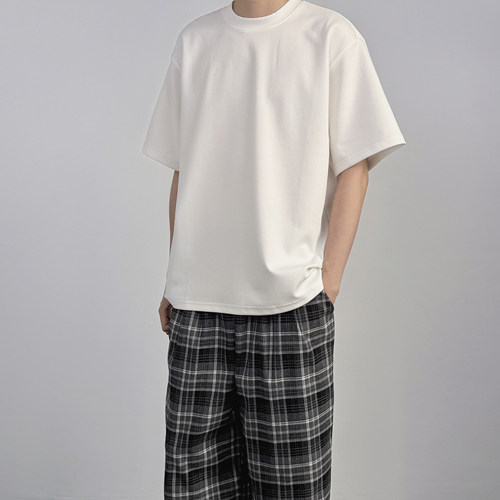 233UNIT重磅果冻棉短袖T恤男