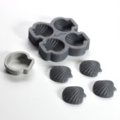 倍乐派3D立体扇贝硅胶模具高颜值易脱模成品逼真精致浪漫海洋风