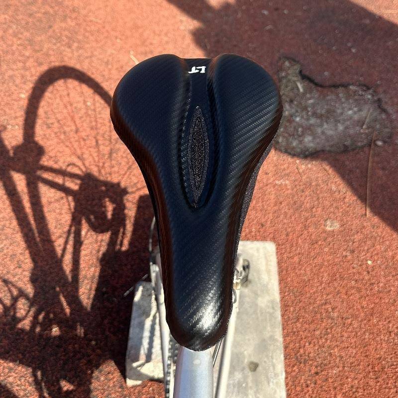 碳纤维纹自行车坐垫套鞍座加厚硅胶中空男女山地公路车座垫套骑行