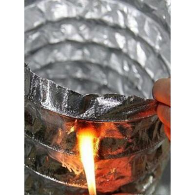 排烟管 焊锡高温风管 玻纤布伸缩覆合管 150MM 吸风管 10米/条