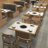 卡座沙发餐饮火锅店快餐饭店咖啡西餐厅酒吧商用奶茶靠墙桌椅定制