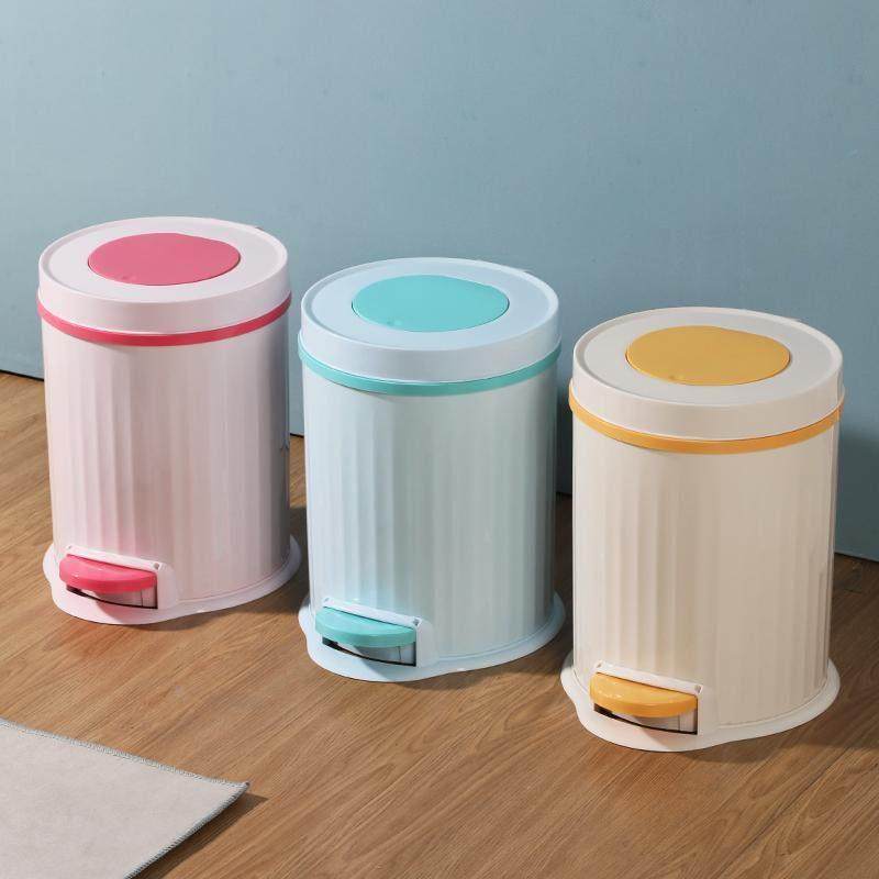 2024新款双开盖垃圾桶家用客厅厨房厕所静音带内筒脚踩按压垃圾筒,家庭/个人清洁工具,垃圾桶,淘宝优惠券,粉丝福利购,淘宝优惠卷