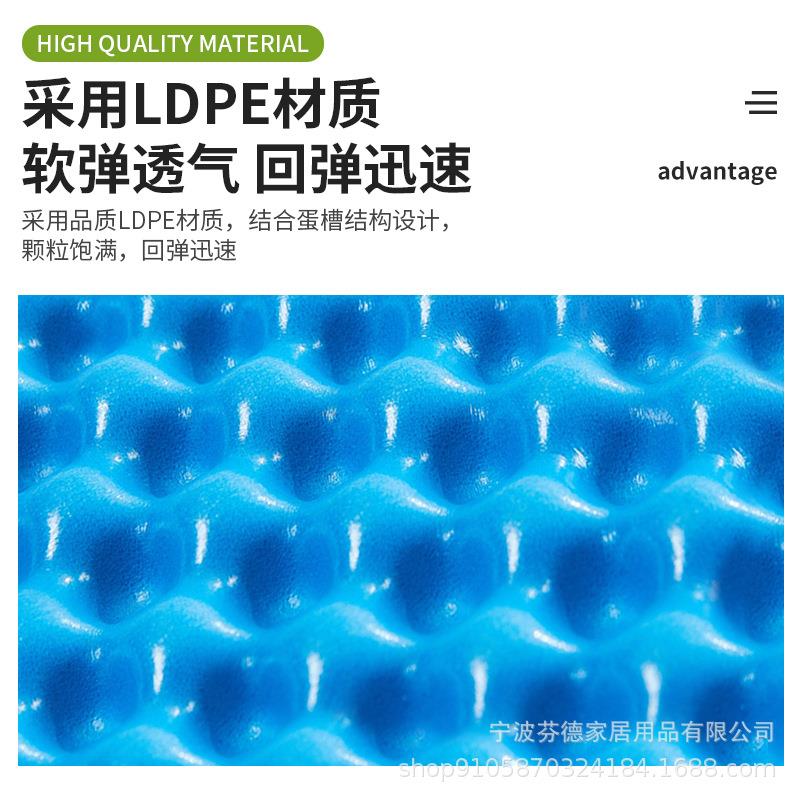 双人蛋巢折叠防潮垫加宽加厚铝箔户外蛋槽垫便携式睡垫露营帐篷垫