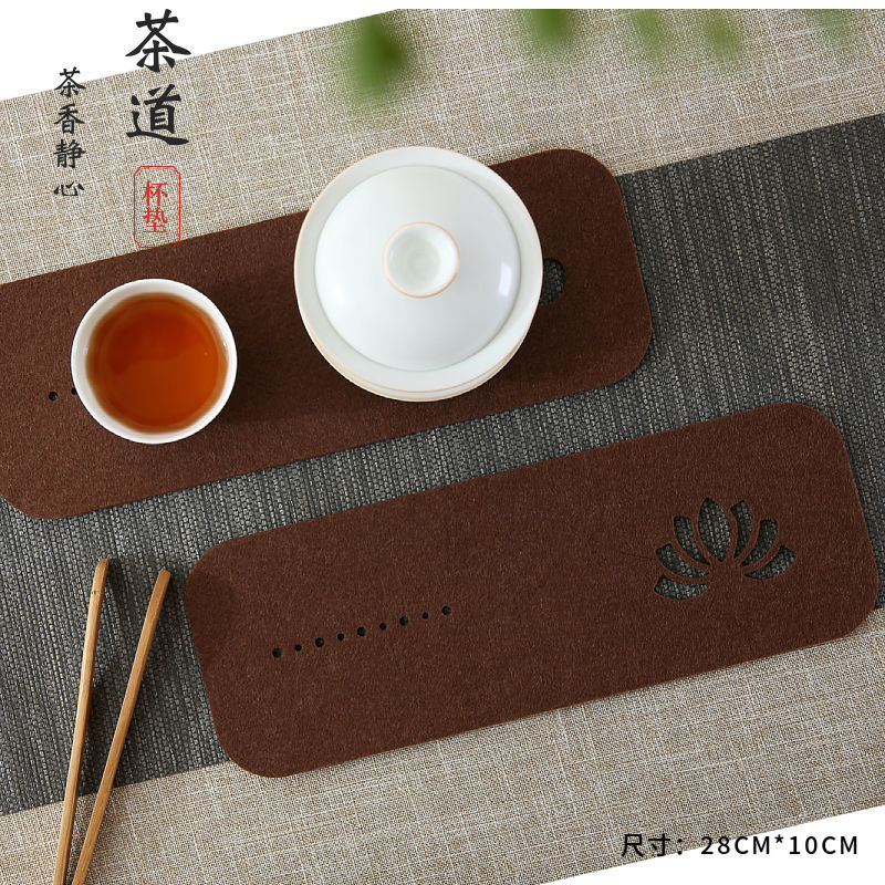 创意镂空杯垫茶垫茶托壶垫中式功夫茶茶配件吸水速干防滑隔热茶道