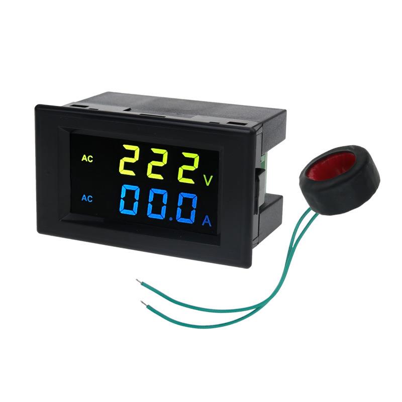 D85-2042AG高清液晶数显数字交流电压电流表 Voltmeter ammeter