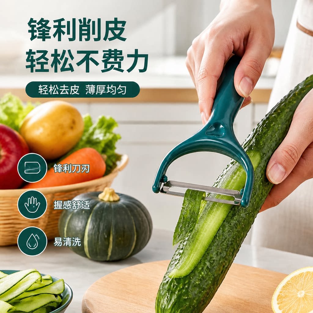 陶瓷水果削皮刀厨房多功能