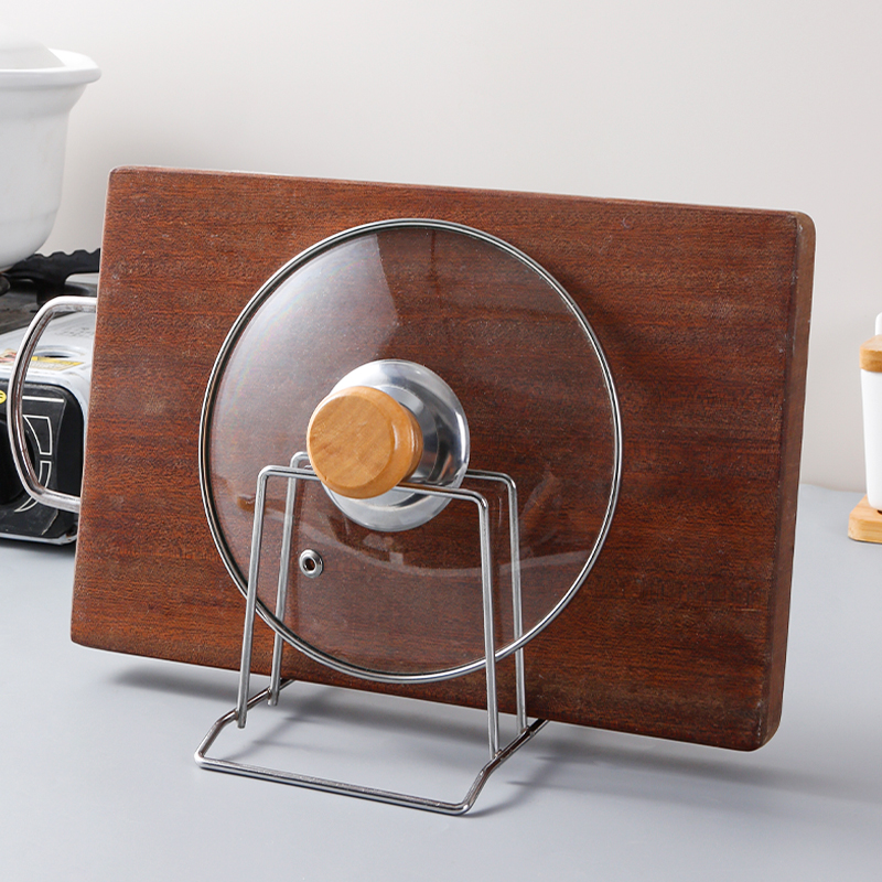 不锈钢菜板架家用锅盖架