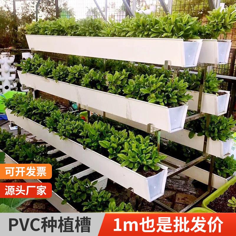 耐用PVC草莓种植槽阳台自排水种植神器大棚家庭种植蔬菜/水果通用