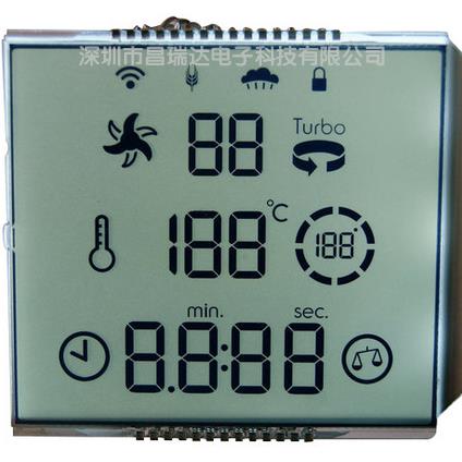 开模定制LCD液晶屏 小尺寸温控屏 黑白段码屏 订做断式显示屏