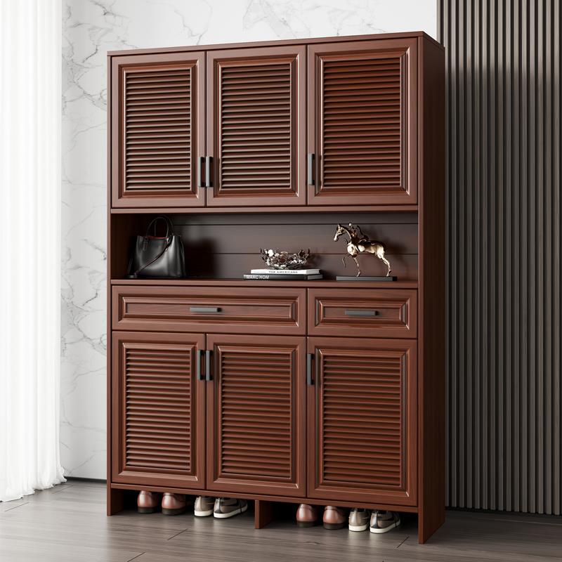 全铝合金鞋柜家用门口门厅玄关柜别墅庭院户外防水防晒阳台储物柜