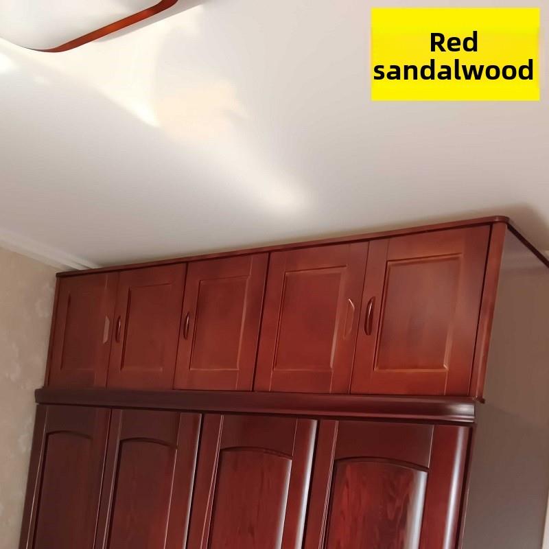 23456门实木储物柜顶箱柜实木色橡木胡桃木山毛榉木海棠色衣柜顶