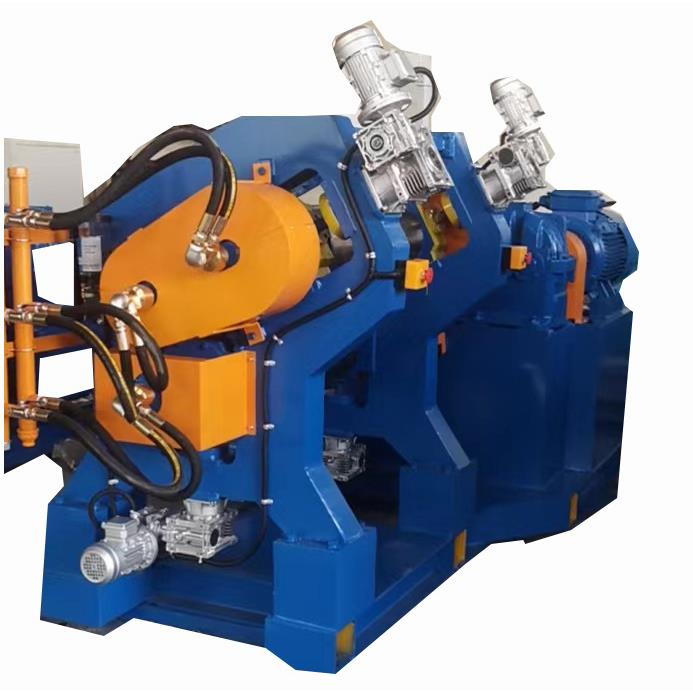 二辊橡胶压延机 14寸 L型 斜角45度 胶片厚度0.1mm 三辊压片