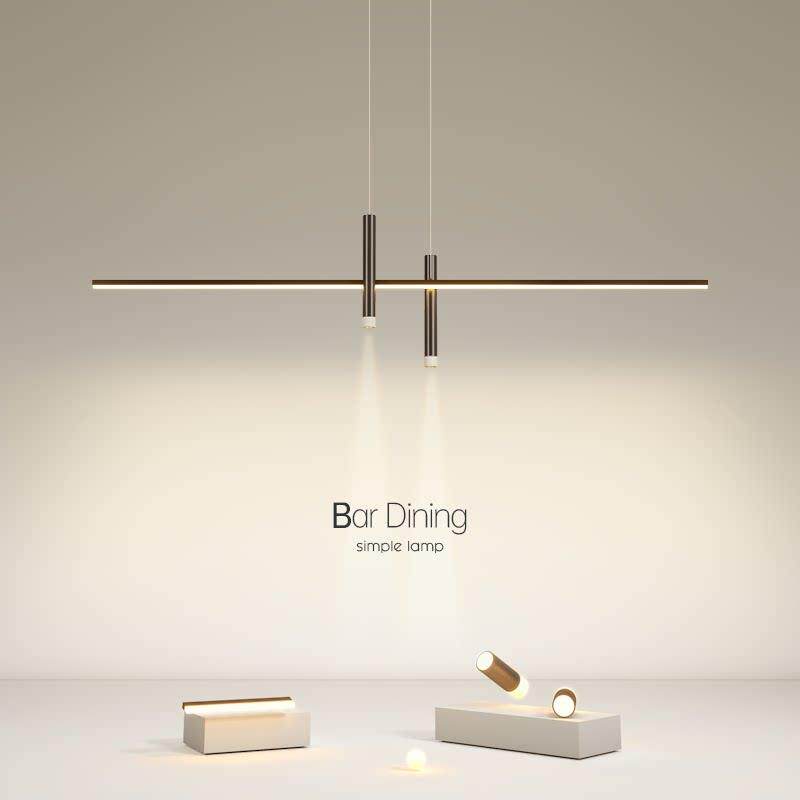 光创意吊灯led饭厅灯简约现代吧台客厅卧室灯书房2025新款灯具