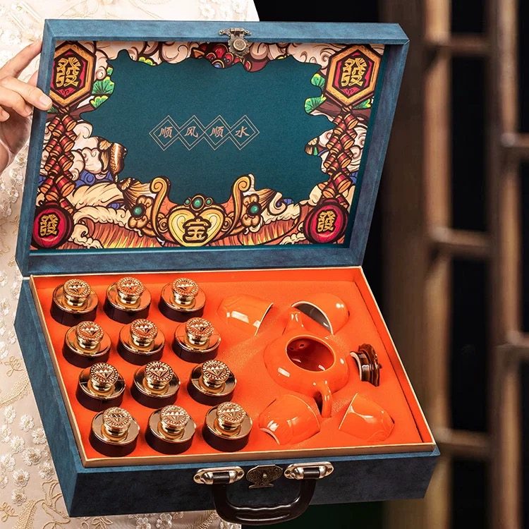 顺风顺水铁观音新茶清香型茶叶节日送礼高档茶叶年货送礼礼盒装