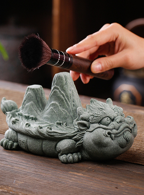 青砂石新家居鱼缸假山微景观造景茶宠茶道装饰品