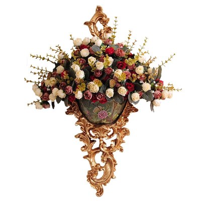 欧式壁挂盆客厅复古大瓶壁饰墙饰家居墙壁装饰品艺挂件