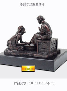 树脂立体书房书架钢琴桌上父亲节母亲节礼品