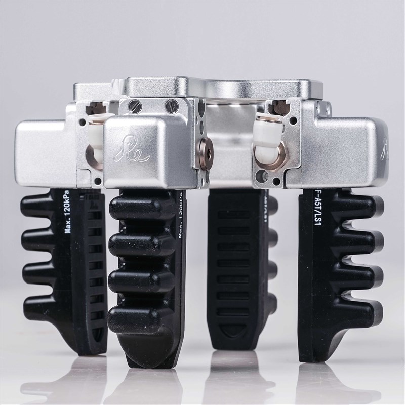 四指柔指柔爪柔触柔性夹爪气爪气动夹具软爪软夹可调节机械手夹具