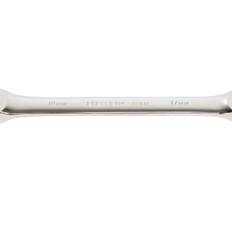 正品钢盾公制精抛光双梅花快扳 S019008--S019017 快速棘轮扳手