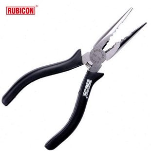 7寸8寸尖嘴老虎钳平咀钳RS 罗宾汉RUBICON电工平嘴钳日式 150