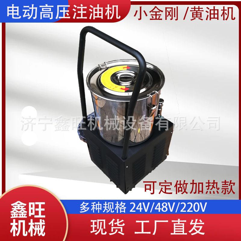 黄油打油机电动高压注油机220V手推润滑脂加注机24V48V小金钢