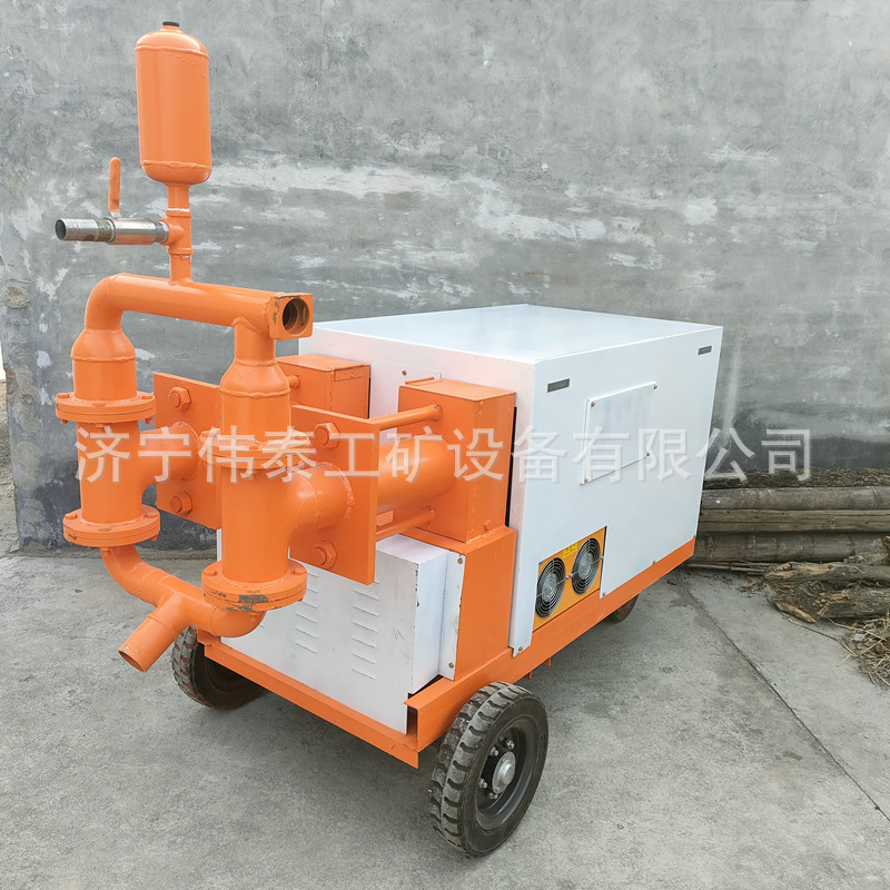 液压砂浆泵15KW双缸砂浆注浆机SJ200高压水泥砂浆灌浆机M30输送泵