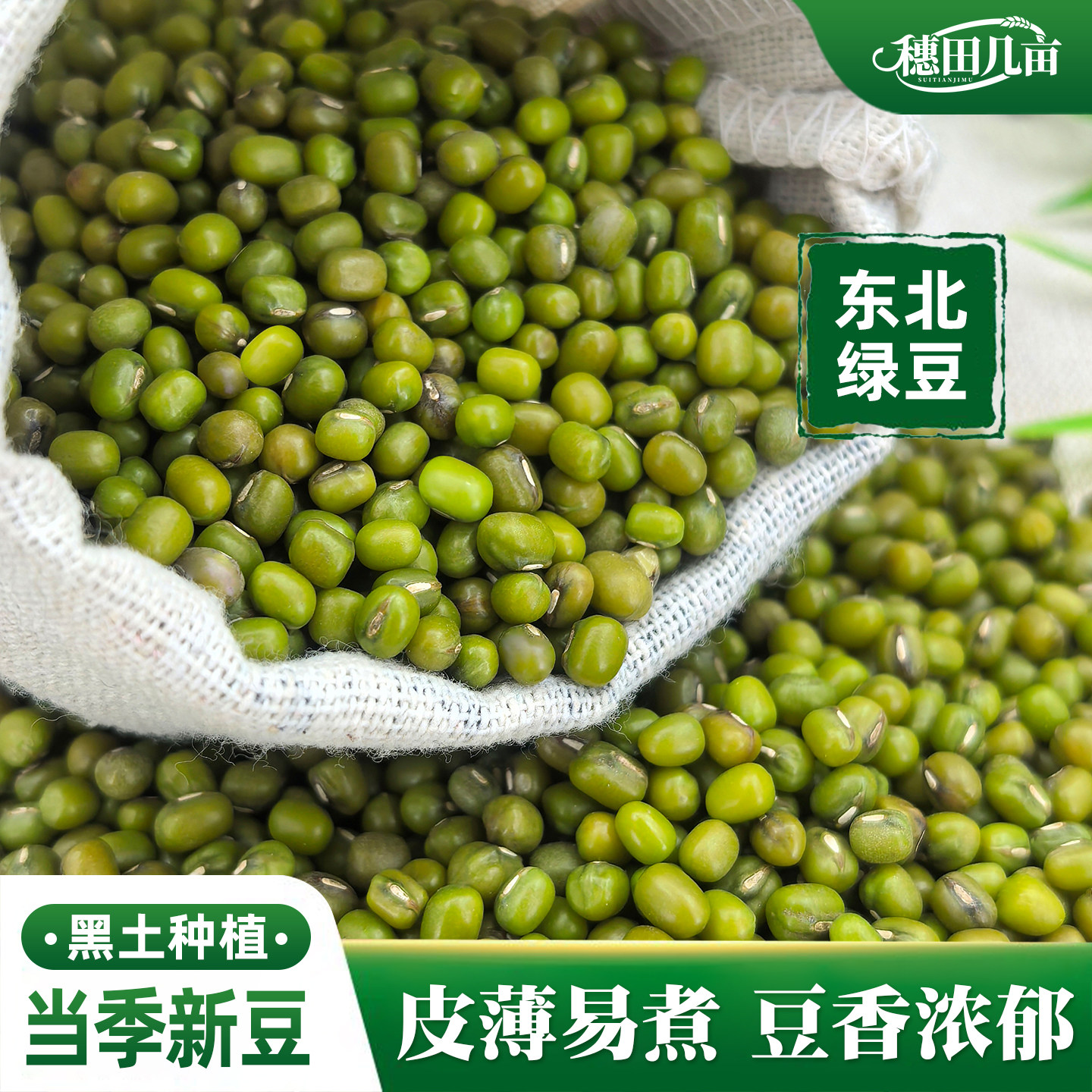 东北农家小绿豆新货农家自产绿豆发芽绿豆汤五谷杂粮粗粮多规格