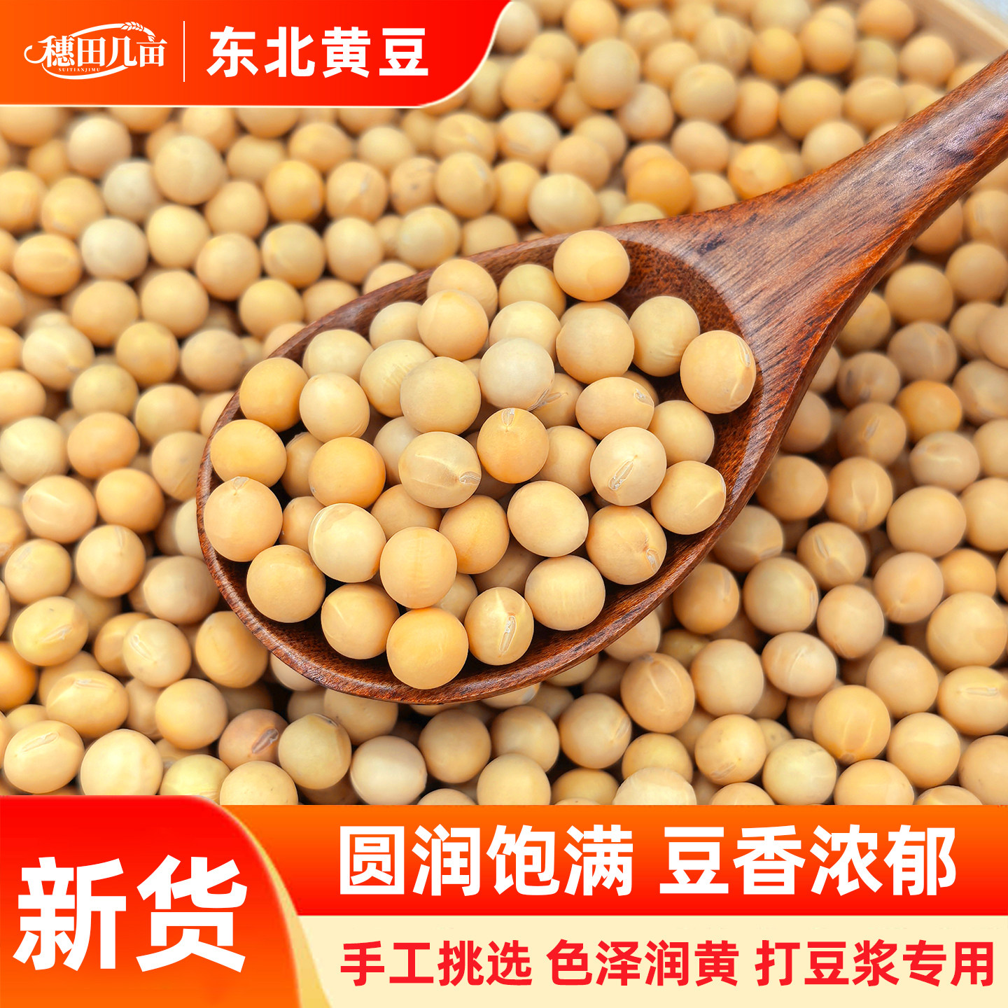东北非转基因豆浆专用黄豆 优质东北大豆 高蛋白黄豆豆子五谷杂粮