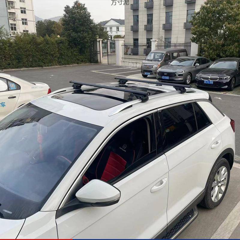 汽车通用载重行李架车顶架横杆旅行架置物货架铝合金支架一件