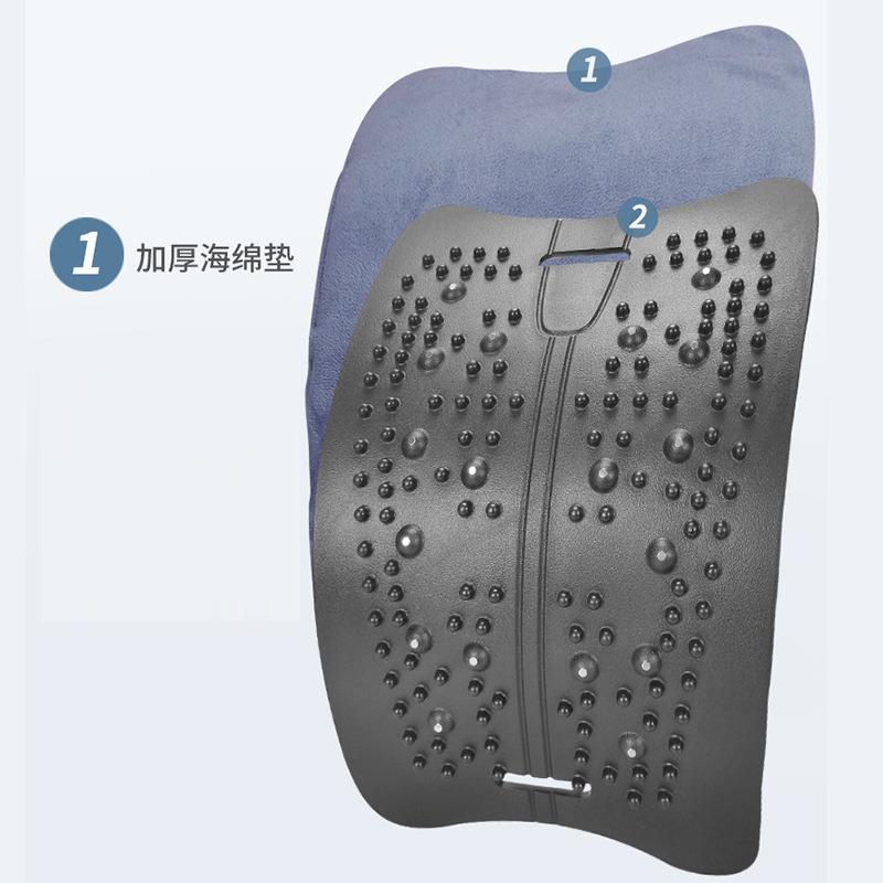 腰间盘腰垫腰肌腰椎牵引器按摩舒缓架睡眠床上护腰靠垫办公室背垫