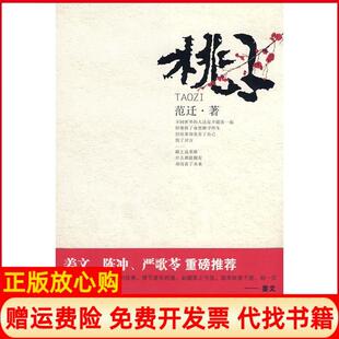 正版书】桃子严歌苓姜文陈冲重磅推荐范迁陕西师范大学出版社9787561344941