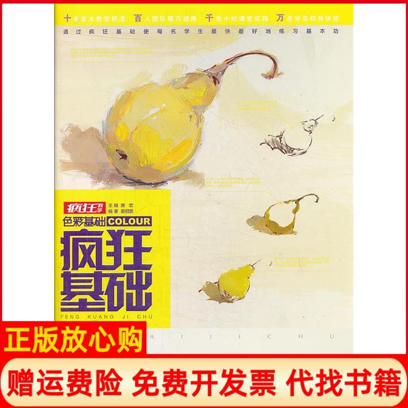 【正版书】疯狂教学系列疯狂基础之色彩基础唐宏著唐宏 江西美术出版社9787548022671