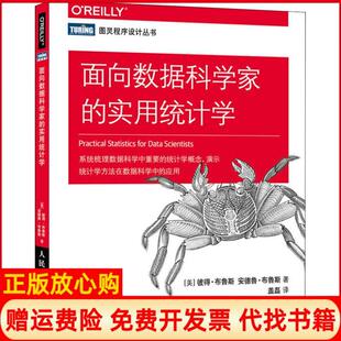 【正版现货】面向数据科学家的实用统计学彼得布鲁斯人民邮电出版社9787115493668
