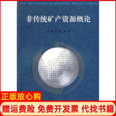【正版书】非传统矿产资源概论赵鹏大 地质出版社9787116038745